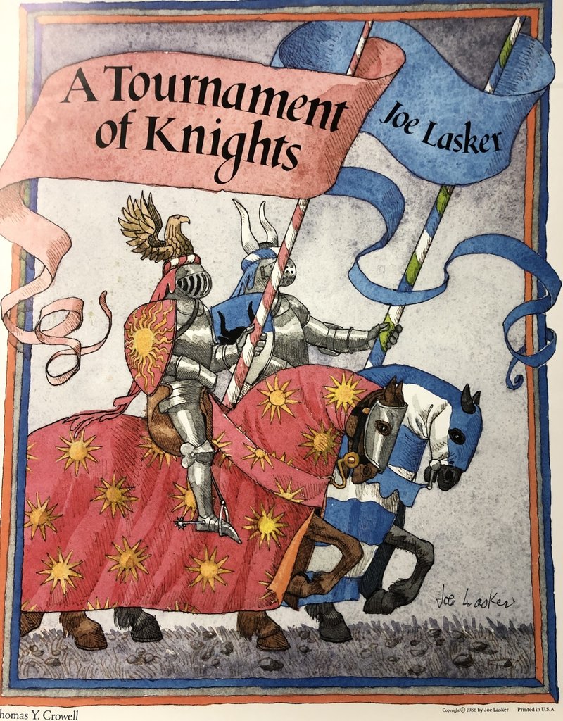Lasker A Tournament of Knights by Joe Lasker (Signed Poster)