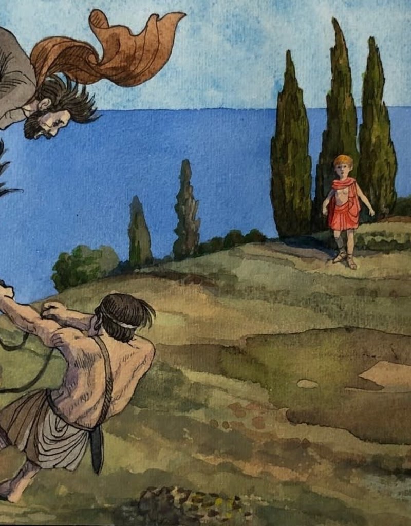 Lasker Alexander the Great Breaking the Stallion by Joe Lasker (Original)