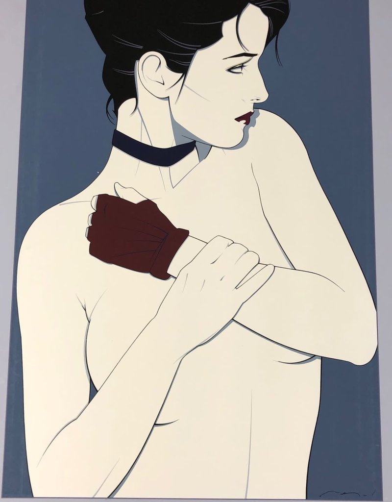 Nagel Woman With Glove by Patrick Nagel