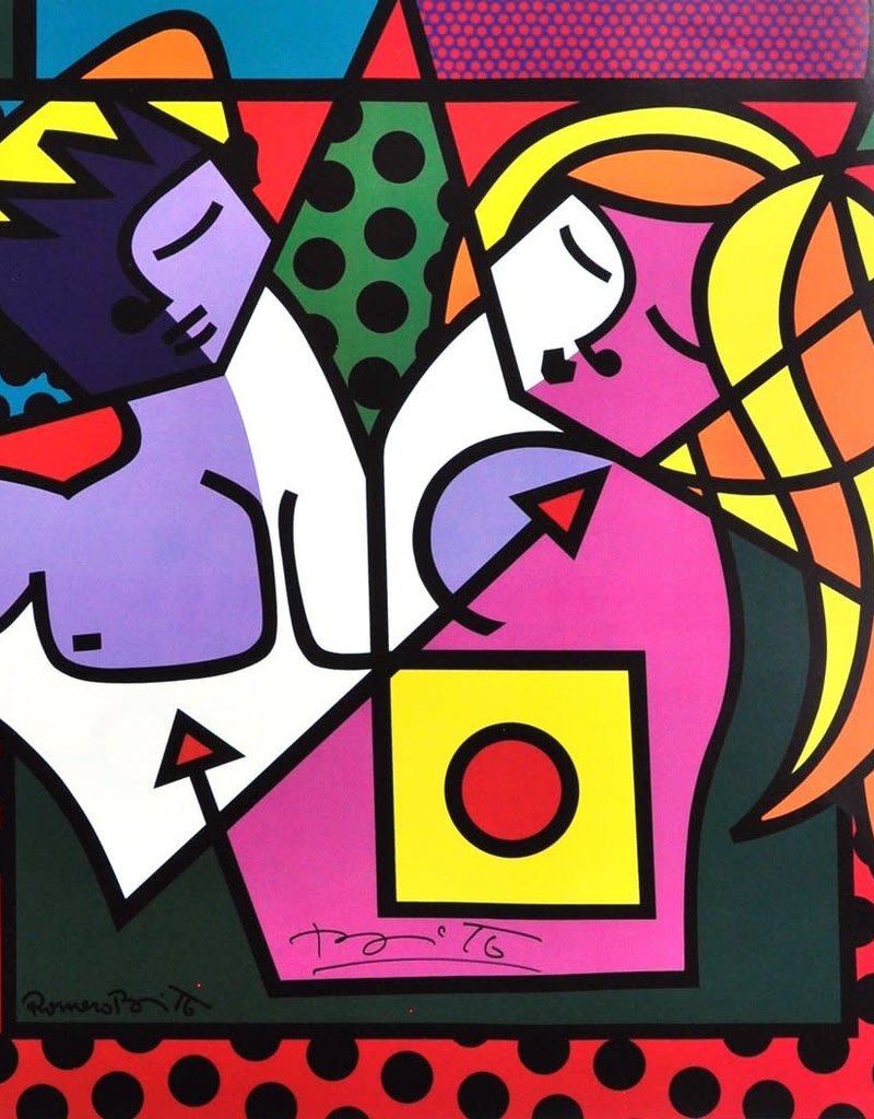 Britto After Making Love by Romero Britto (Signed Poster)