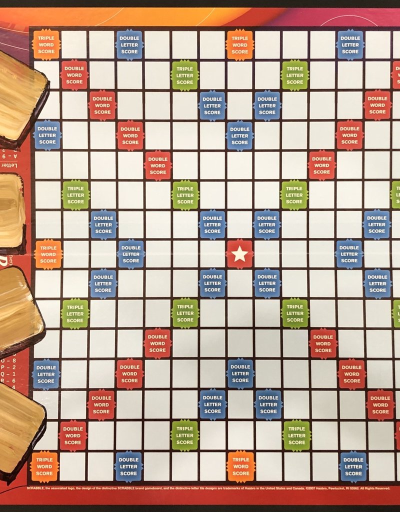 Keifer Scrabble "Blanks" Board by Jim and Kathleen Keifer (Original)