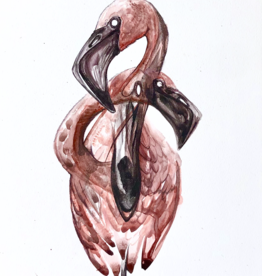 Ball Flamingo Study by Johnathan Ball (Original)