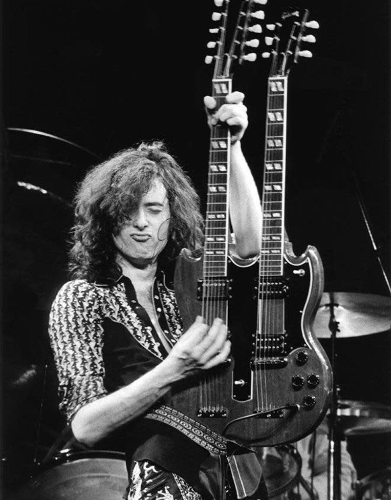 Gruen Jimmy Page, MSG, NYC 1975 by Bob Gruen