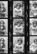 Gruen John Lennon Contact Sheet, NYC 1975 by Bob Gruen