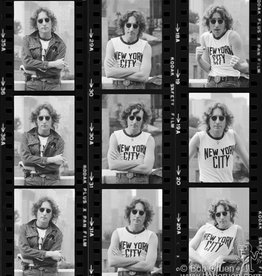 Gruen John Lennon Contact Sheet, NYC 1975 by Bob Gruen