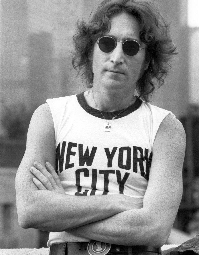 Gruen John Lennon, NYC 1974 by Bob Gruen
