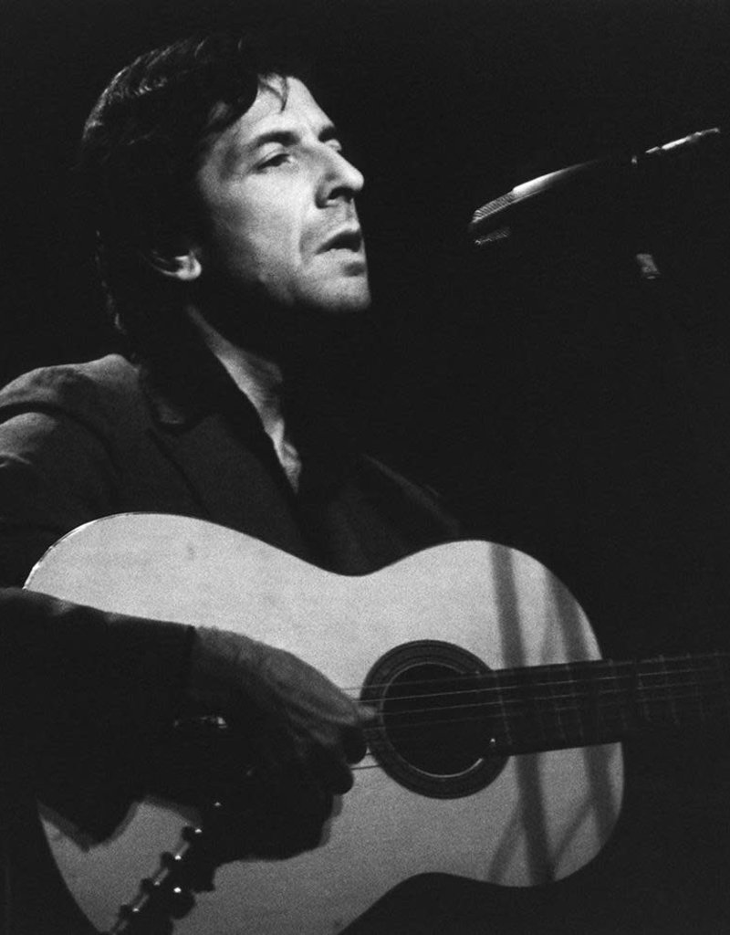 Gruen Leonard Cohen, NYC, 1974 by Bob Gruen