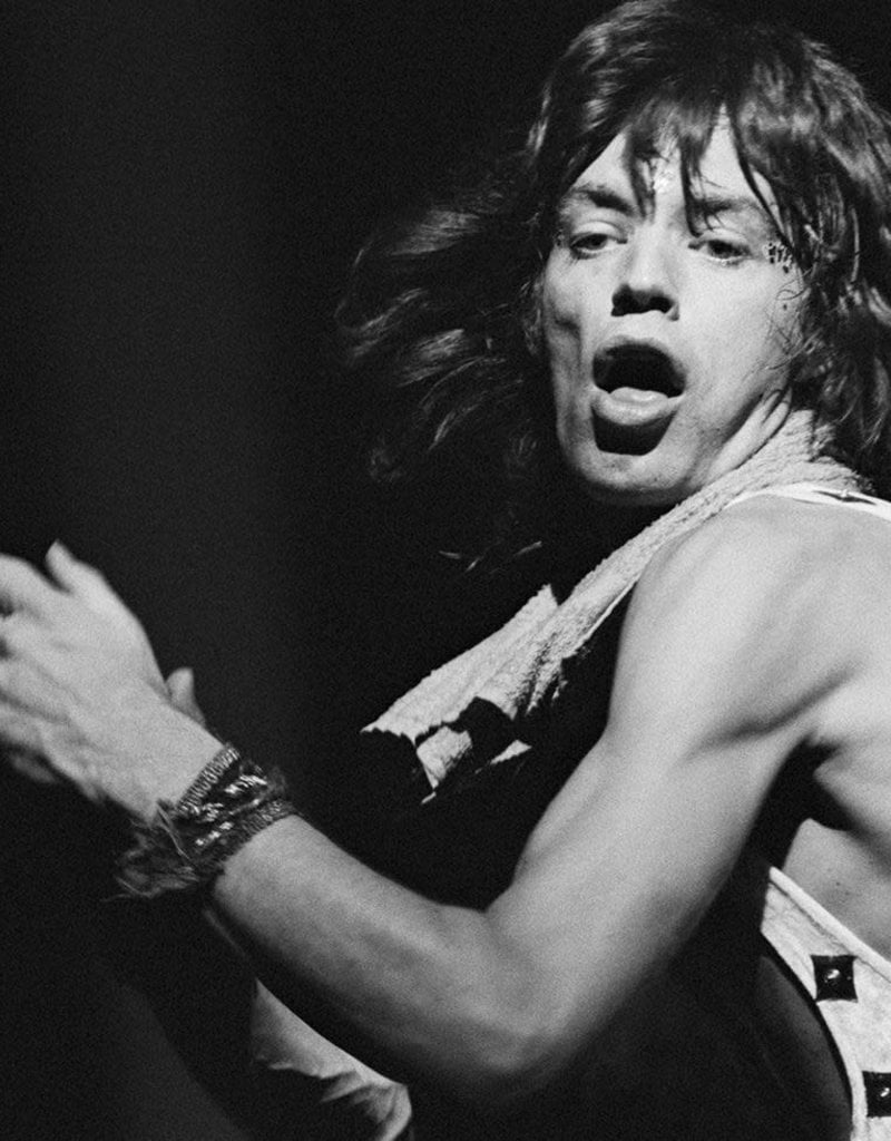 Gruen Mick Jagger, MSG, NYC 1972 by Bob Gruen