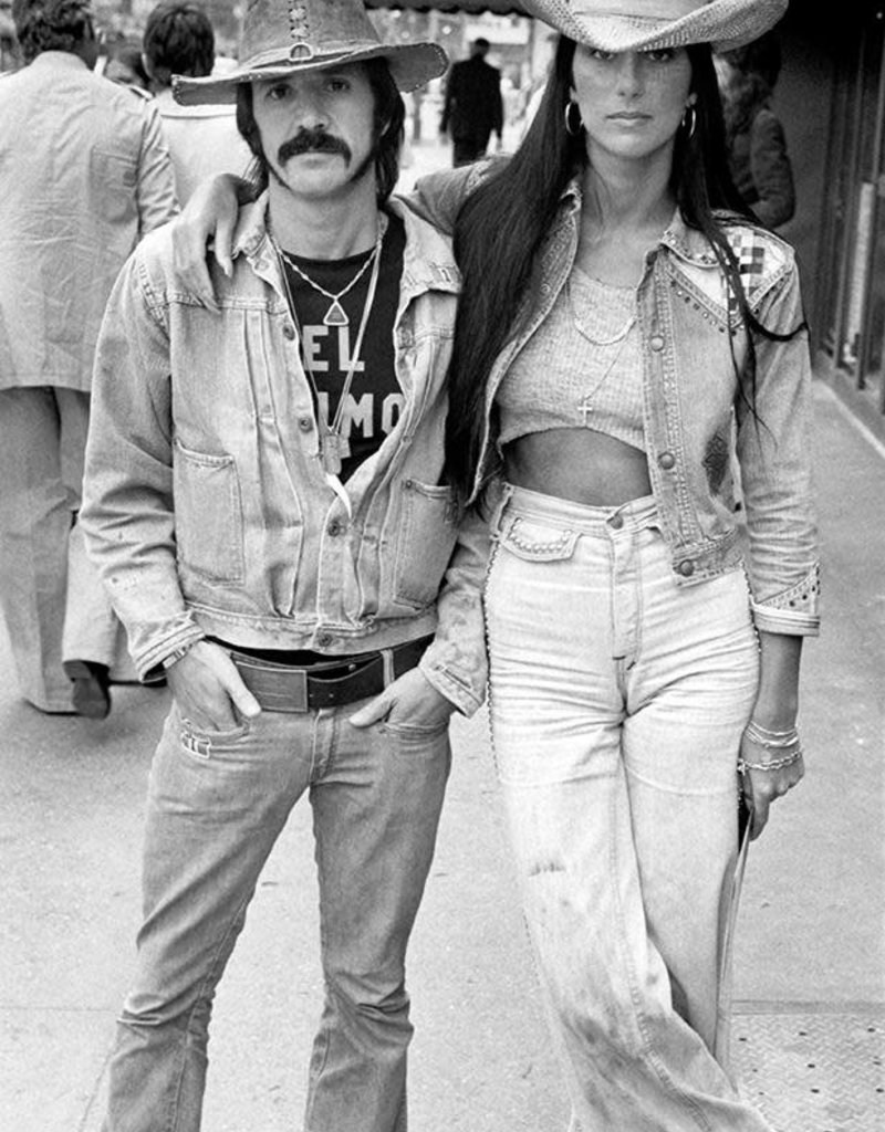 Gruen Sonny & Cher, NYC 1973 by Bob Gruen