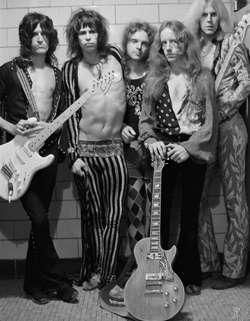 Gruen Aerosmith Group Shot, Boston, 1973 by Bob Gruen