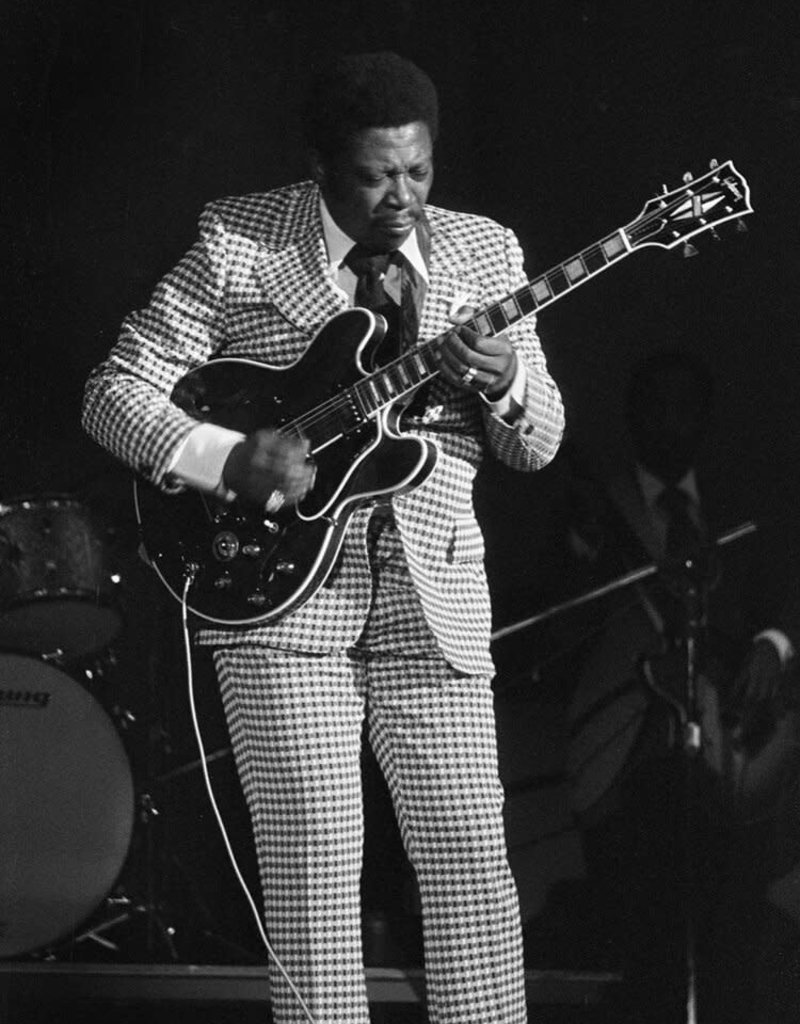 Lemke B.B. King II, Circa 1975 by Bill Lemke