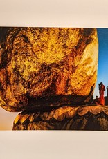 Magnum The Golden Rock Beneath Kyaiktiyo Pagoda, Kyaiktiyo, Myanmar, 1994  (FRAMED) by Steve McCurry