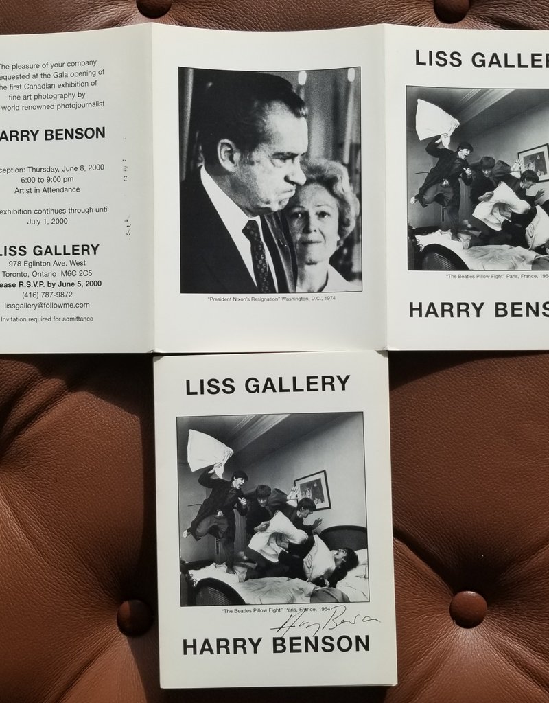 Benson Liss Gallery Presents Harry Benson Signed Brochure, 2000 by Harry Benson