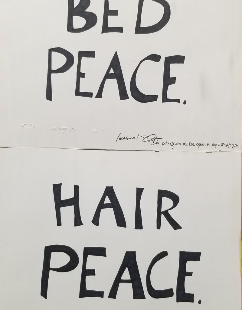 Gruen John Lennon Yoko Ono Peace Activist Signs