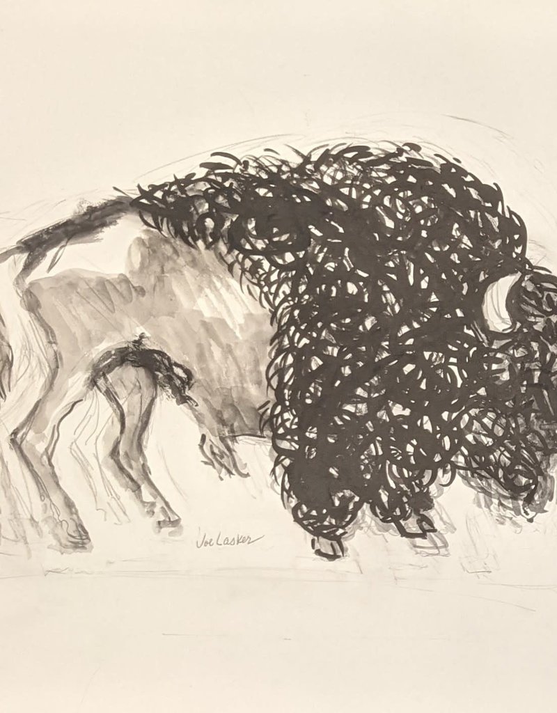 Lasker Buffalo by Joe Lasker (Original)