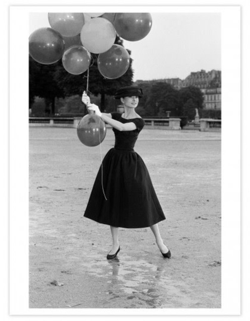 Magnum Audrey Hepburn Jardins Des Tuileries Paris France 1956 by David Seymour