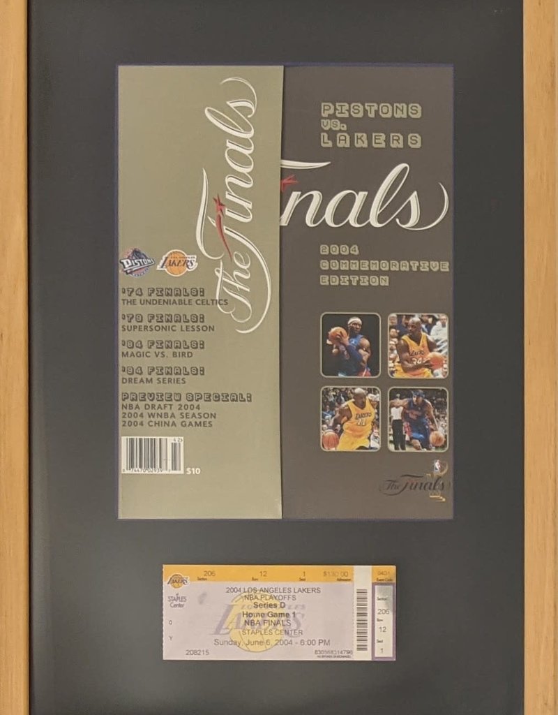 Poster Pistons Vs Lakers 2004 Finals