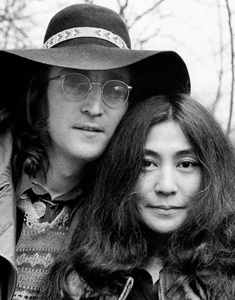 Gruen John Lennon and Yoko Ono, Central Park, NYC,  1973 by Bob Gruen
