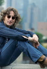 Gruen John Lennon wearing his NYC T-shirt and denim jacket, NYC 1974 by Bob Gruen