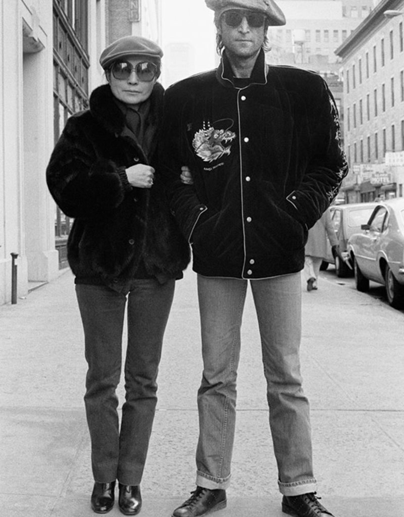 Gruen John Lennon and Yoko Ono on 44th Street, NYC 1980 by Bob Gruen