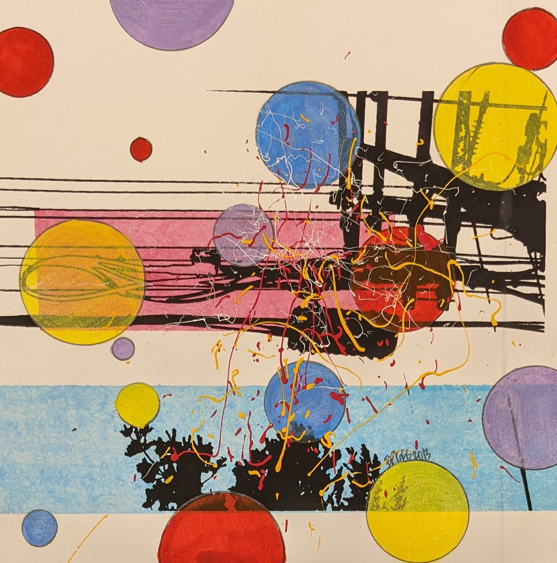 Blinding Lights by Andrew Briggs (Original) Liss Gallery