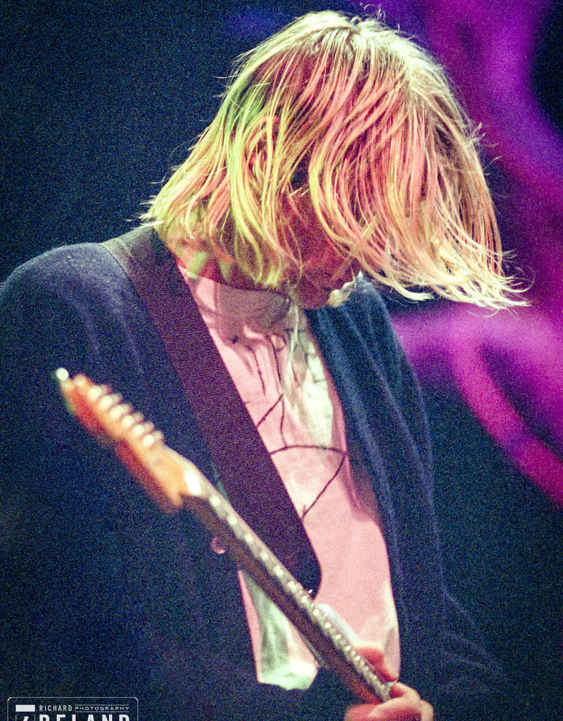 Beland Kurt Cobain, Nirvana - Maple Leaf Gardens 1993 by Richard Beland
