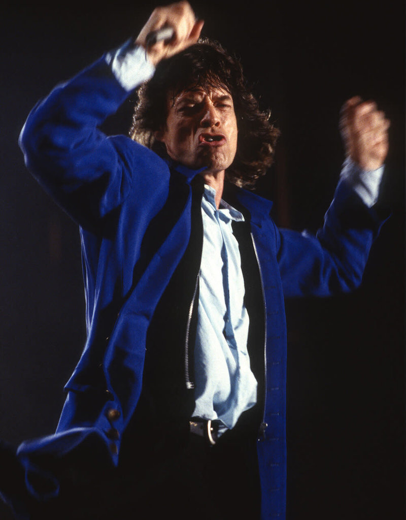 Beland Mick Jagger, Rolling Stones - Soldier Field, Chicago 1994 by Richard Beland