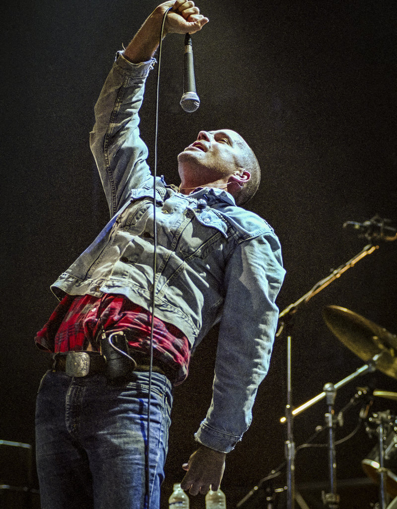 Beland Gord Downie, The Tragically Hip - Air Canada Centre 2001 by Richard Beland