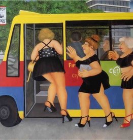 Cook Bus Stop by Beryl Cook