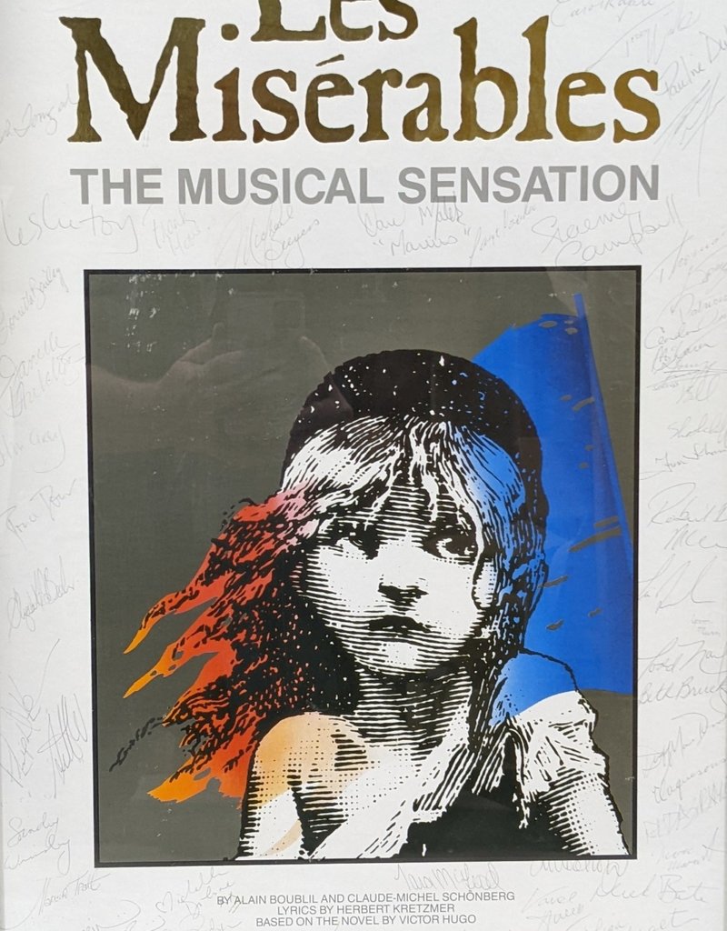 Poster Les Miserables The Musical Sensation, Royal Alexandria Theatre, 1986 (Signed Poster)