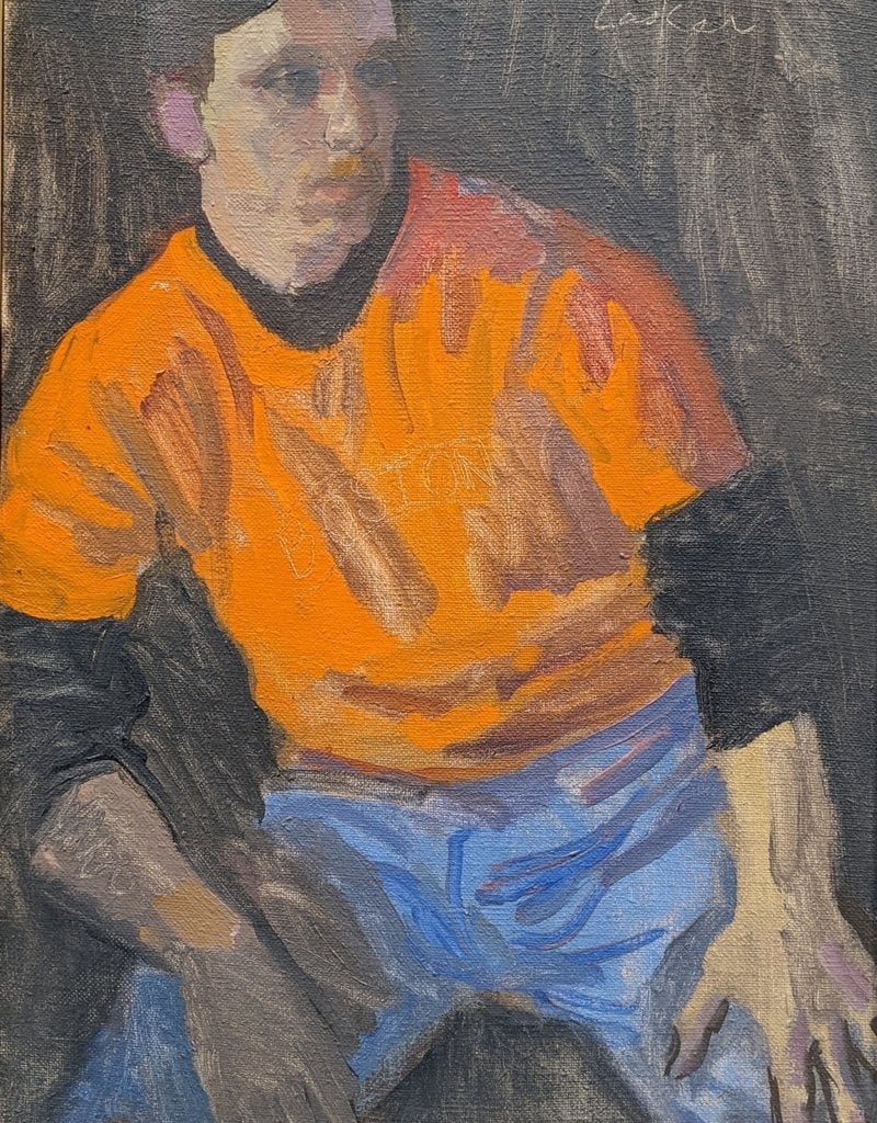 Lasker Orange Shirt (Original) by Joe Lasker