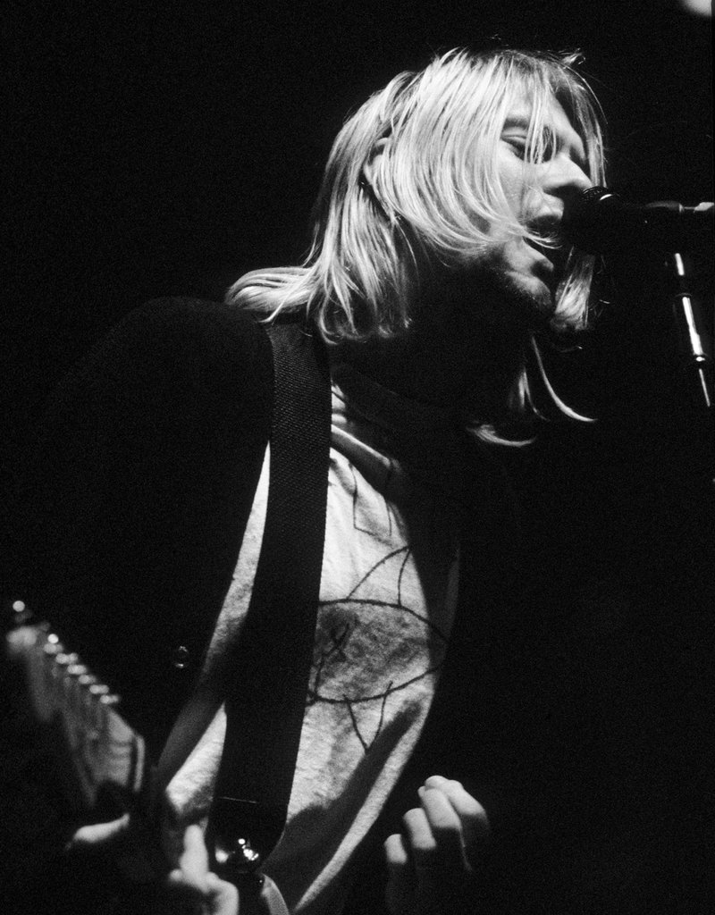 Beland Kurt Cobain, Nirvana - Maple Leaf Gardens 1993 by Richard Beland