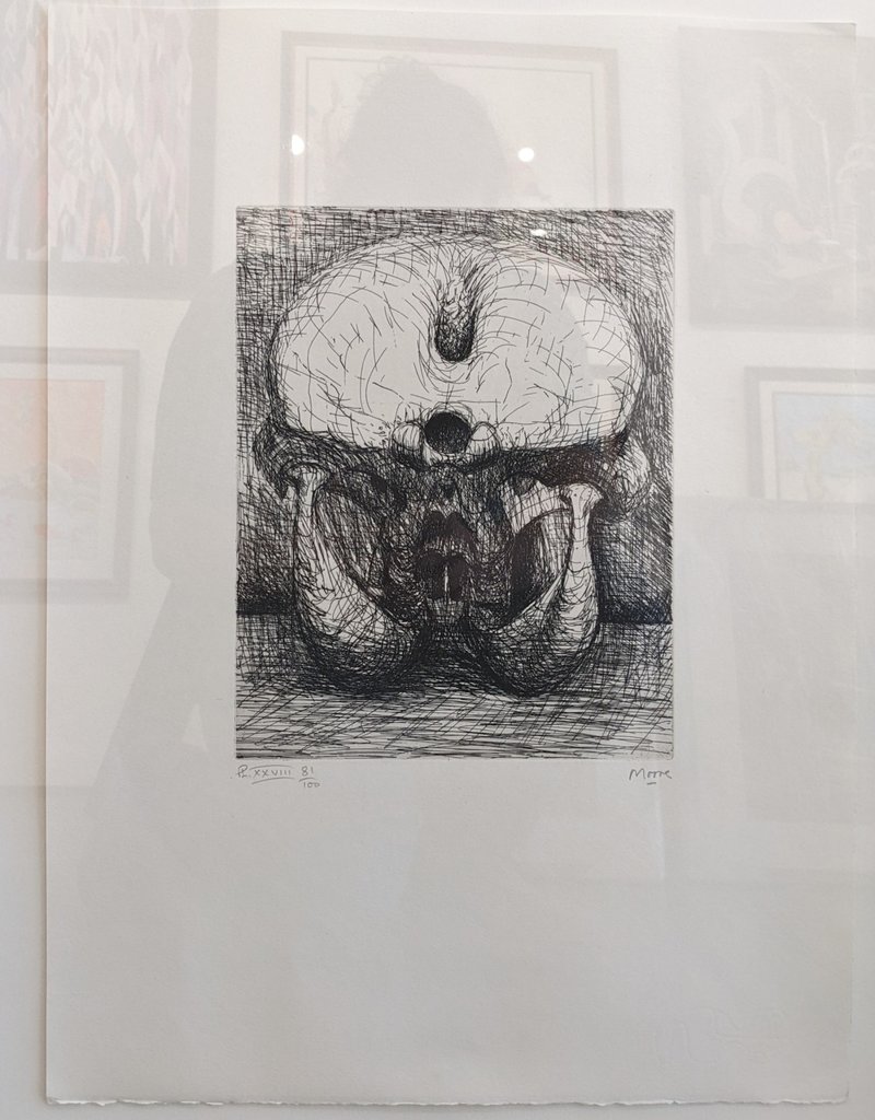 Moore Elephant Skull XXVII by Henry Moore