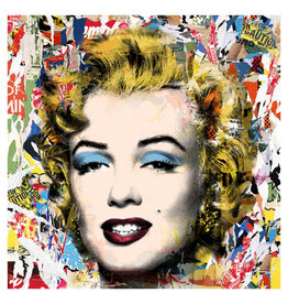 Brainwash Monroe POPfolio - Collage (Framed) by Mr. Brainwash