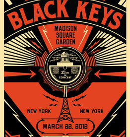 Fairey Black Keys Live, 2012 by Shepard Fairey
