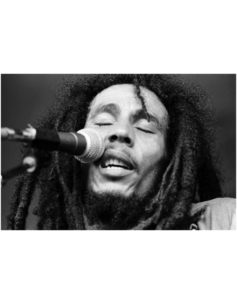 Grecco Bob Marley at Berkshire Music Glen, 1978 (III) By Michael Grecco