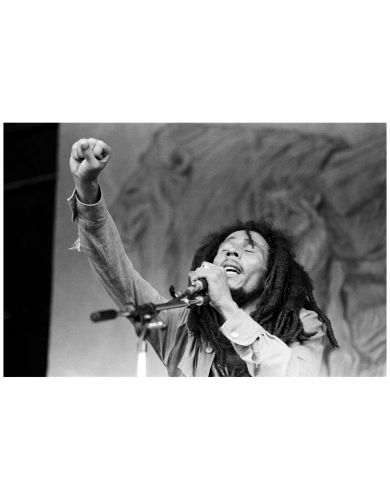 Grecco Bob Marley at Berkshire Music Glen, 1978 By Michael Grecco