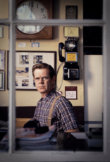 Grecco William Macy -  Poses for a Portrait on the Set of The Con - Los Angeles, CA  1997 By Michael Grecco