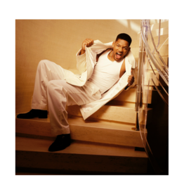 Grecco Will Smith Sitting on Stairways -  Los Angeles, CA 1996,  Photo shoot for the Cover of Movieline Magazine By Michael Grecco