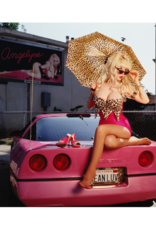Grecco Angelyne Poses for a Portrait Session - Los Angeles, CA 1994 By Michael Grecco