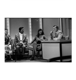 Craig Ike and Tina Turner with Johnny Carson, 1970 by Glen Craig