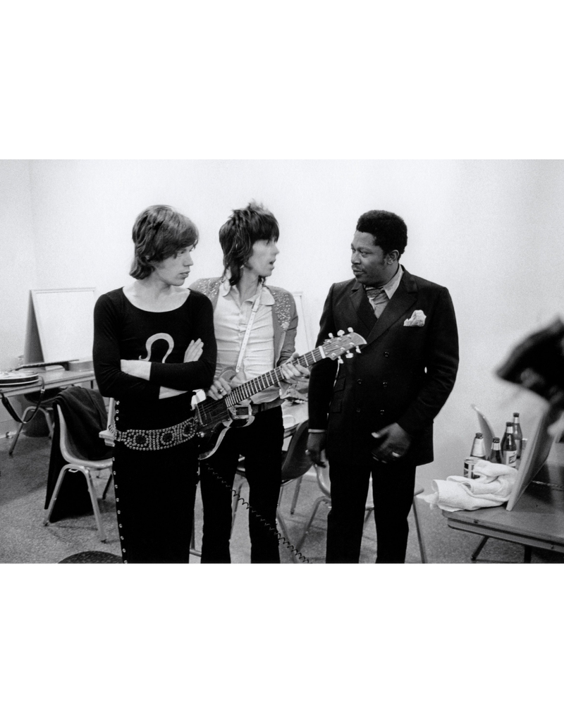Craig Mick Jagger, Keith Richards, and B.B. King, Chicago, IL, 1969 by Glen Craig