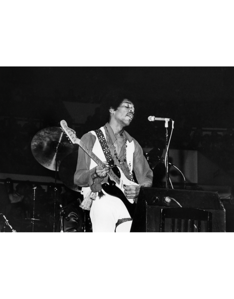 Craig Jimi Hendrix, Madison Square Garden, NYC, 1970 by Glen Craig