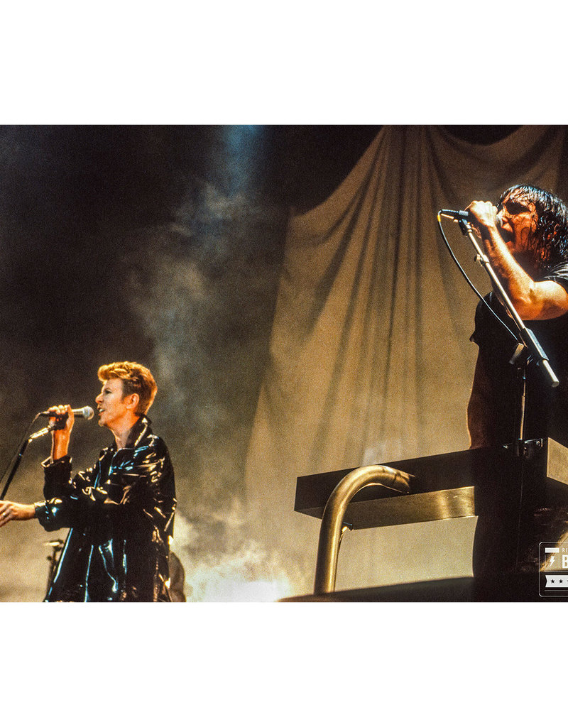 Beland David Bowie & Trent Reznor/ Nine Inch Nails - Skytent, Toronto 1995 by Richard Beland
