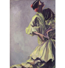 Isadora Flamenco Dancer with Two Flowers by Rachel Isadora (Original)