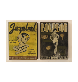 Unknown Bourbon and Jezebel (Set of 2) by Unknown Artist
