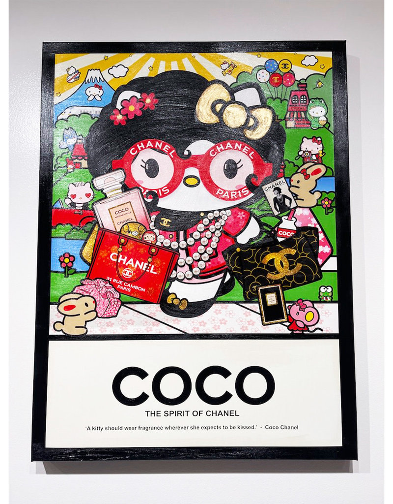 Ohaiyo Kyoto, Kitty Coco by Sean Danconia - Liss Gallery
