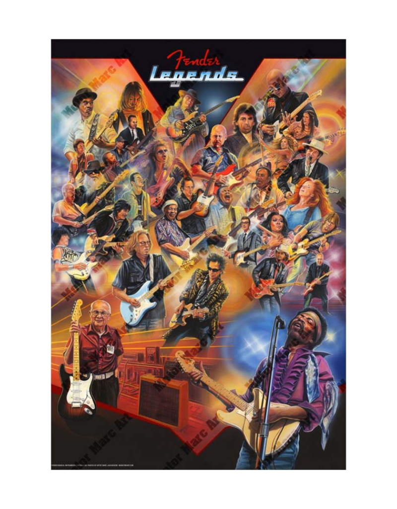 Lacourciere Fender Legends by Marc Lacourciere