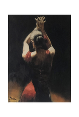 Perez Flamenco Dancer (Red) by Fabian Perez