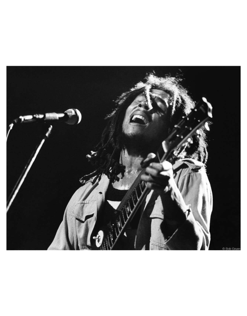 Gruen Bob Marley, Beacon Theater, New York City 1976 by Bob Gruen